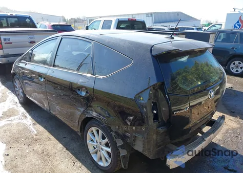 2012 Toyota Prius V Five from USA, damaged, VIN JTDZN3EU1C3042248